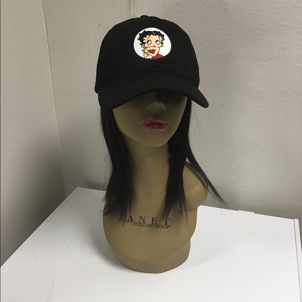 10” straight silk 100% human hair hat wig